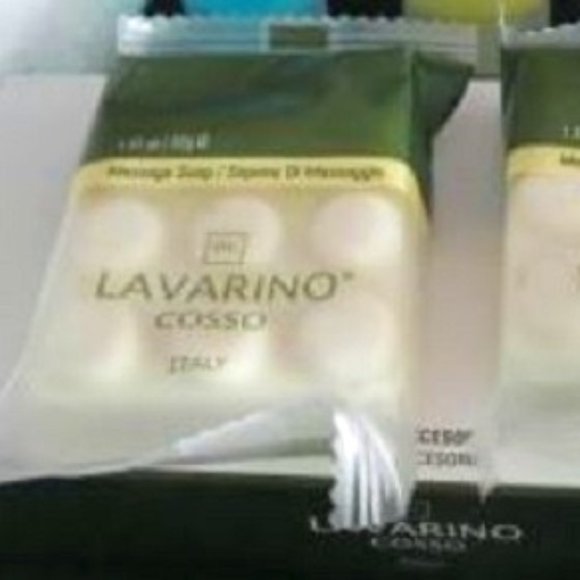 NEW Lavarino Cosso Massage Soaps Lot of 2 1.41 oz/ 40 gr each Made in Italy - Picture 1 of 3